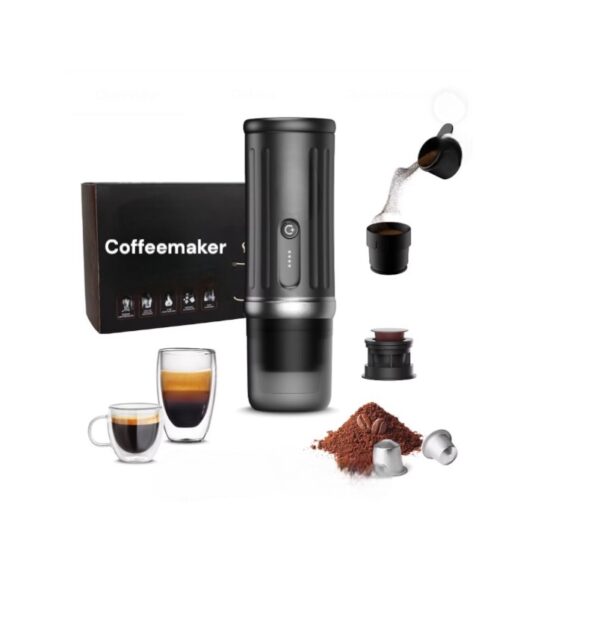 Coffeemaker PCM03S Hordozható kávéfőző extra erős akkumulátorral