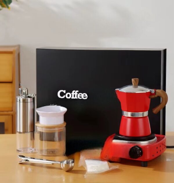 Coffeemaker – Hagyományos Prémium Kávékészítő Szett ( Kotyogós kávéfőző ) - Image 4