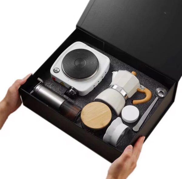 Coffeemaker – Hagyományos Prémium Kávékészítő Szett ( Kotyogós kávéfőző ) - Image 3